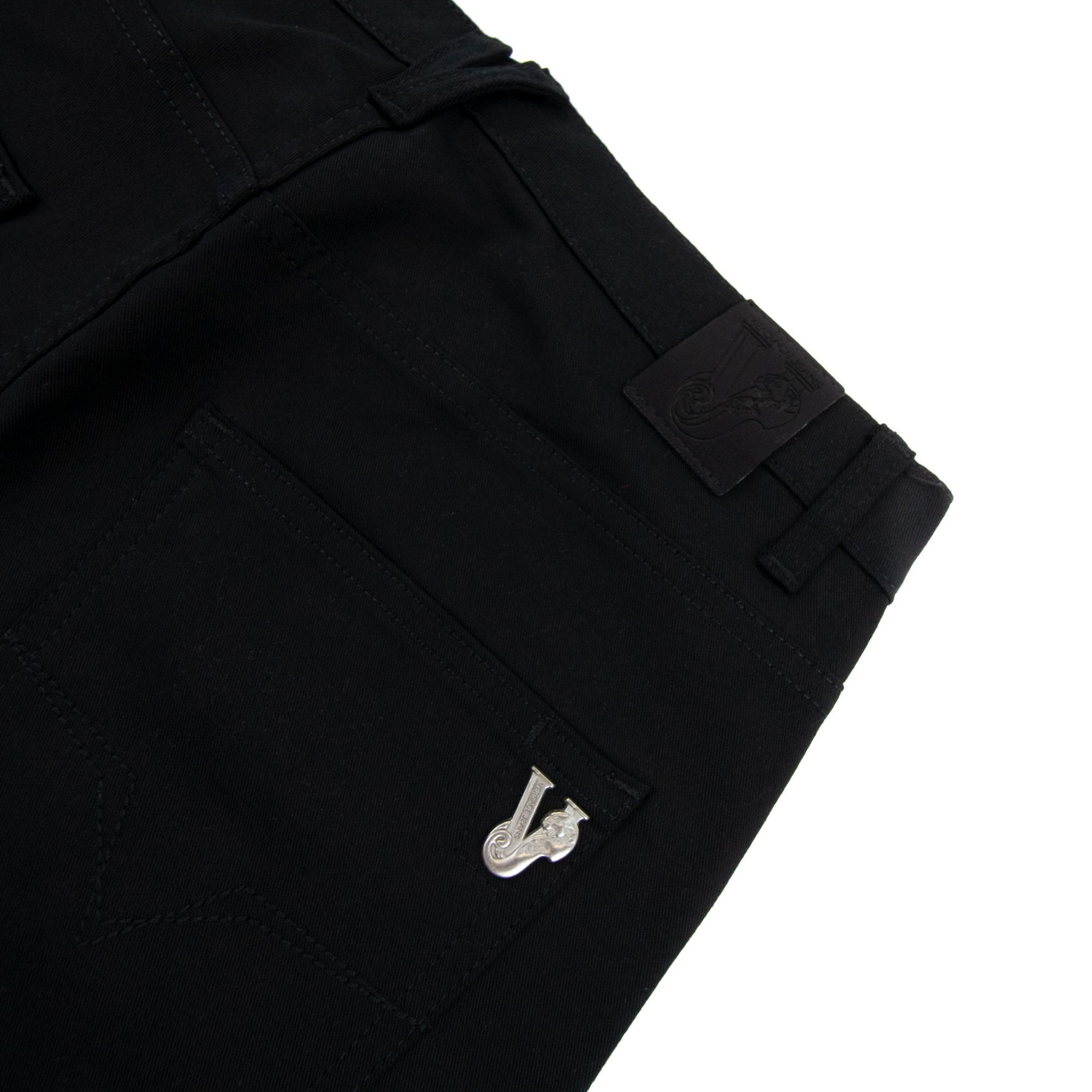 Versace Jeans Gabardine Stretch Luxor Jean Black