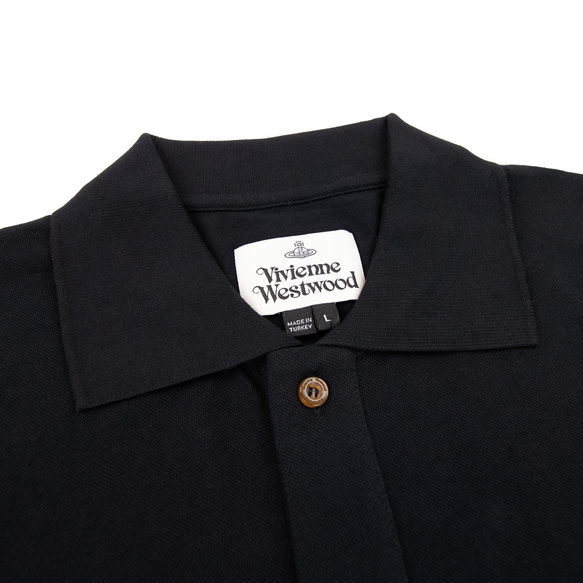 Vivienne Westwood Orb Logo S/s Polo Shirt Black