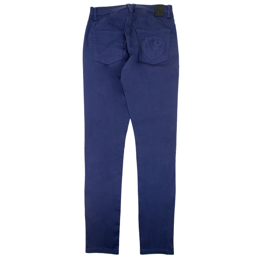Versace Jeans Round Tiger Pocket Skinny Jean Navy Blue