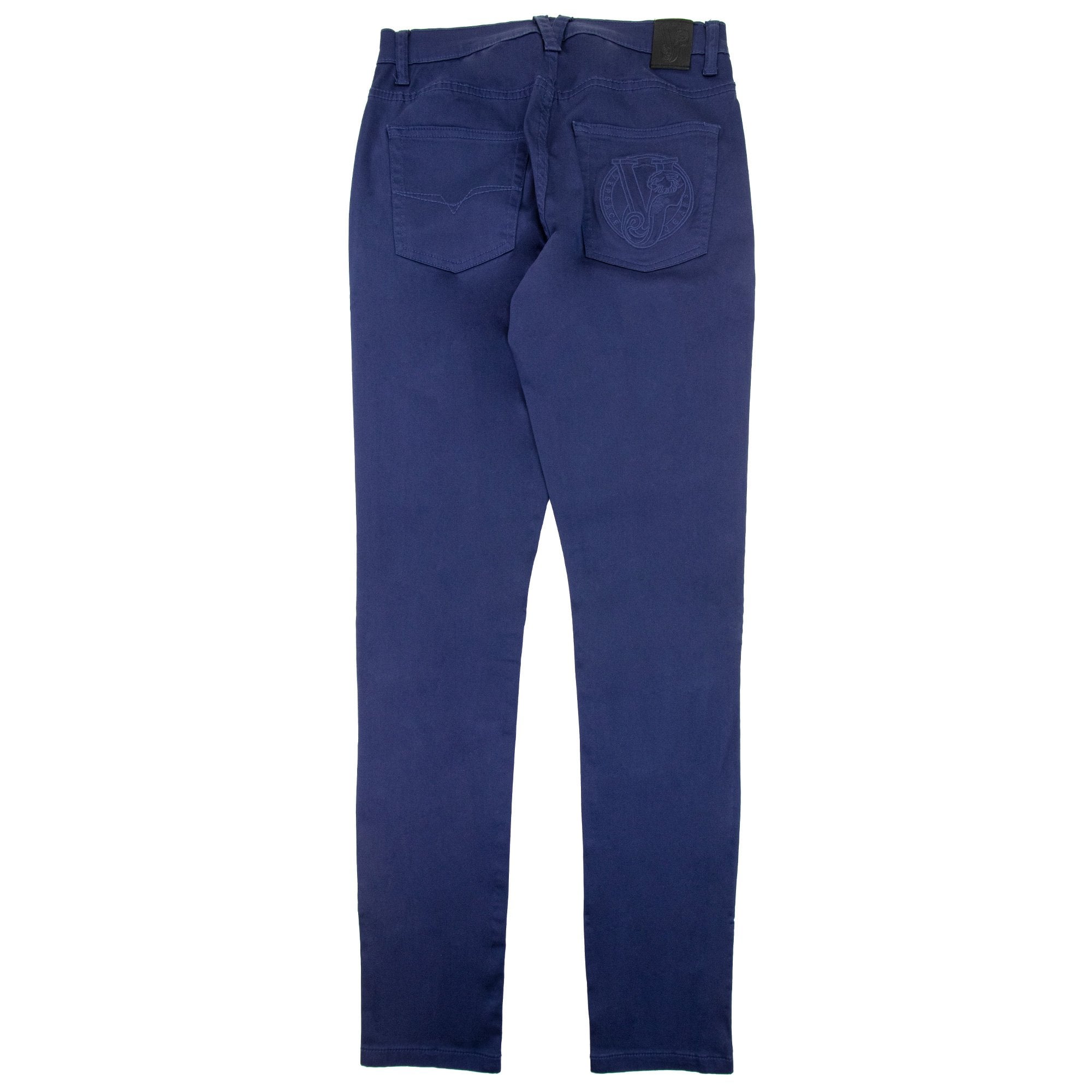 Versace Jeans Round Tiger Pocket Skinny Jean Navy Blue