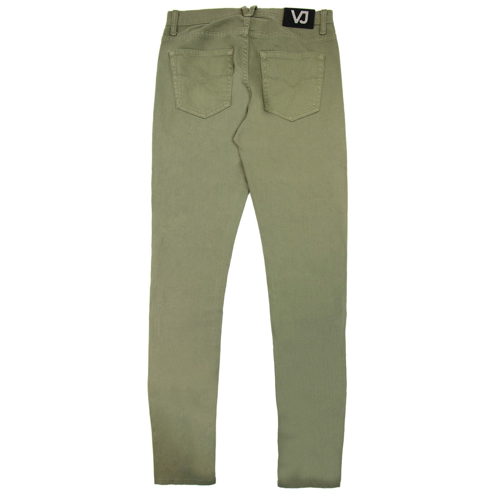 Versace Jeans Vj 5 Pocket Stretch Slim Fit Jean Khaki