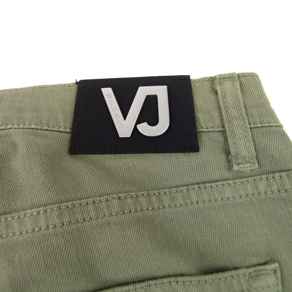 Versace Jeans Vj 5 Pocket Stretch Slim Fit Jean Khaki