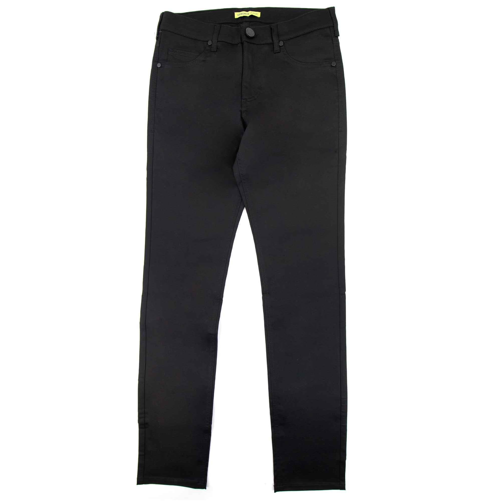 Versace Jeans Tiger Pocket Slim Cotton Jean Black