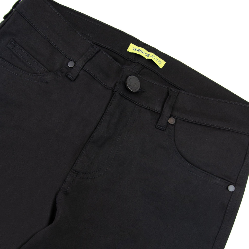 Versace Jeans Tiger Pocket Slim Cotton Jean Black