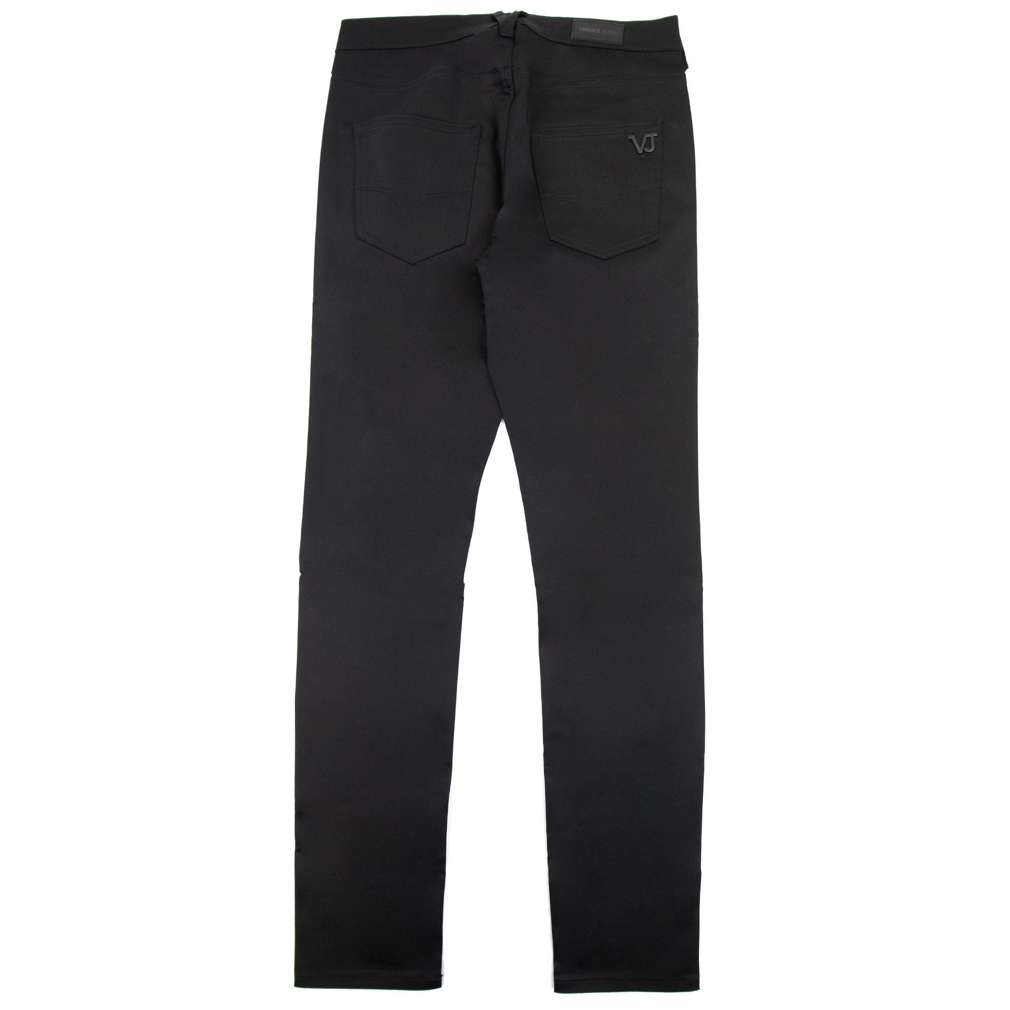 Versace Jeans Tiger Pocket Slim Cotton Jean Black
