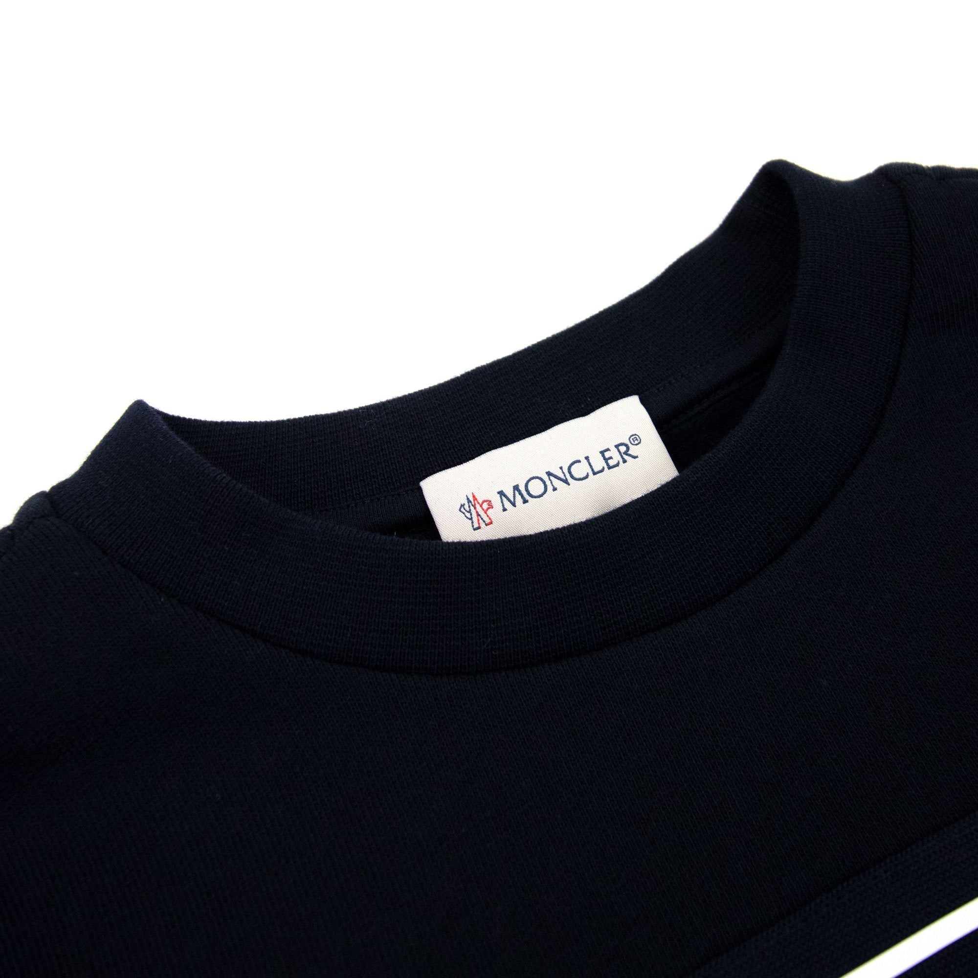Moncler Junior Embossed Logo Sweatshirt Night Blue 778