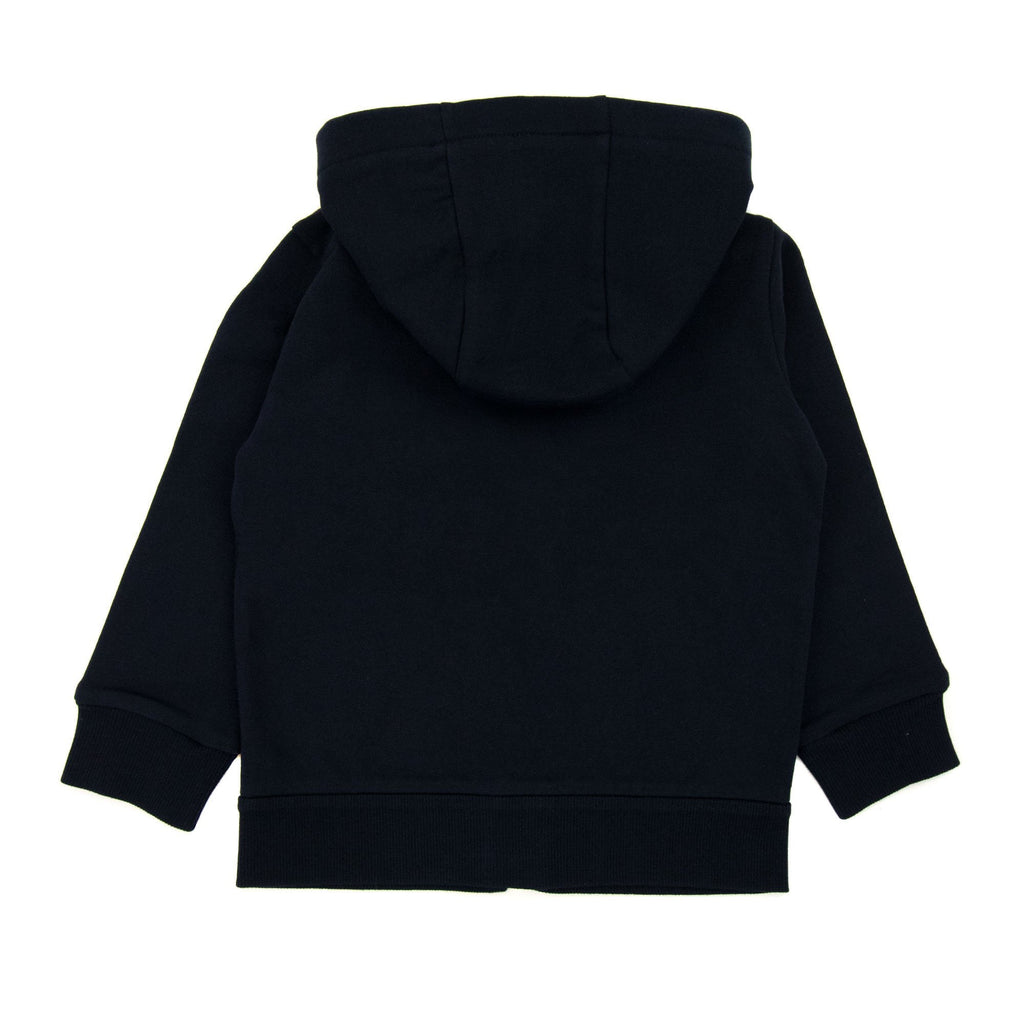 Moncler Junior Tricolour Fleece Hoodie Night Blue 778