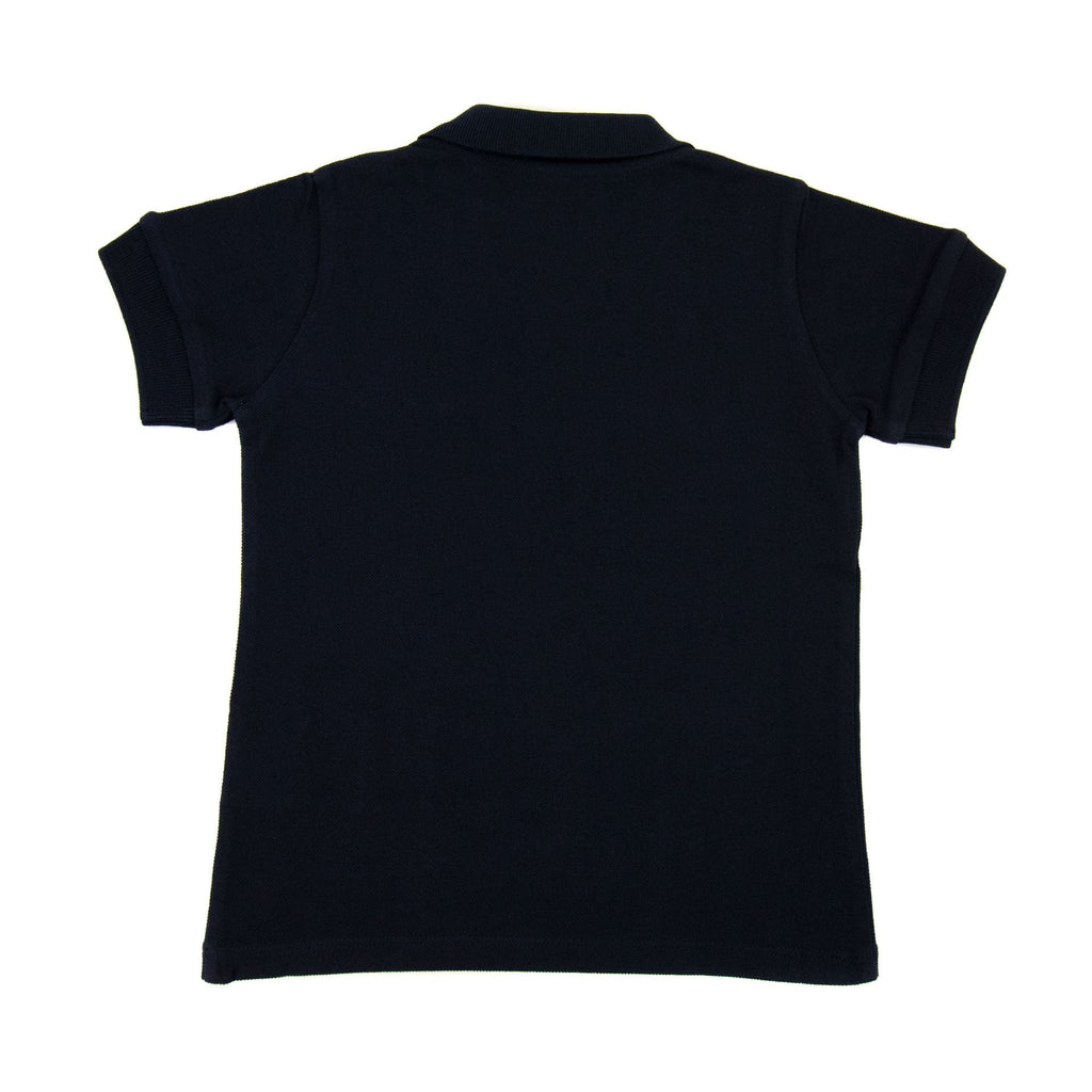 Moncler Junior Tricolour Logo Polo Night Blue 778