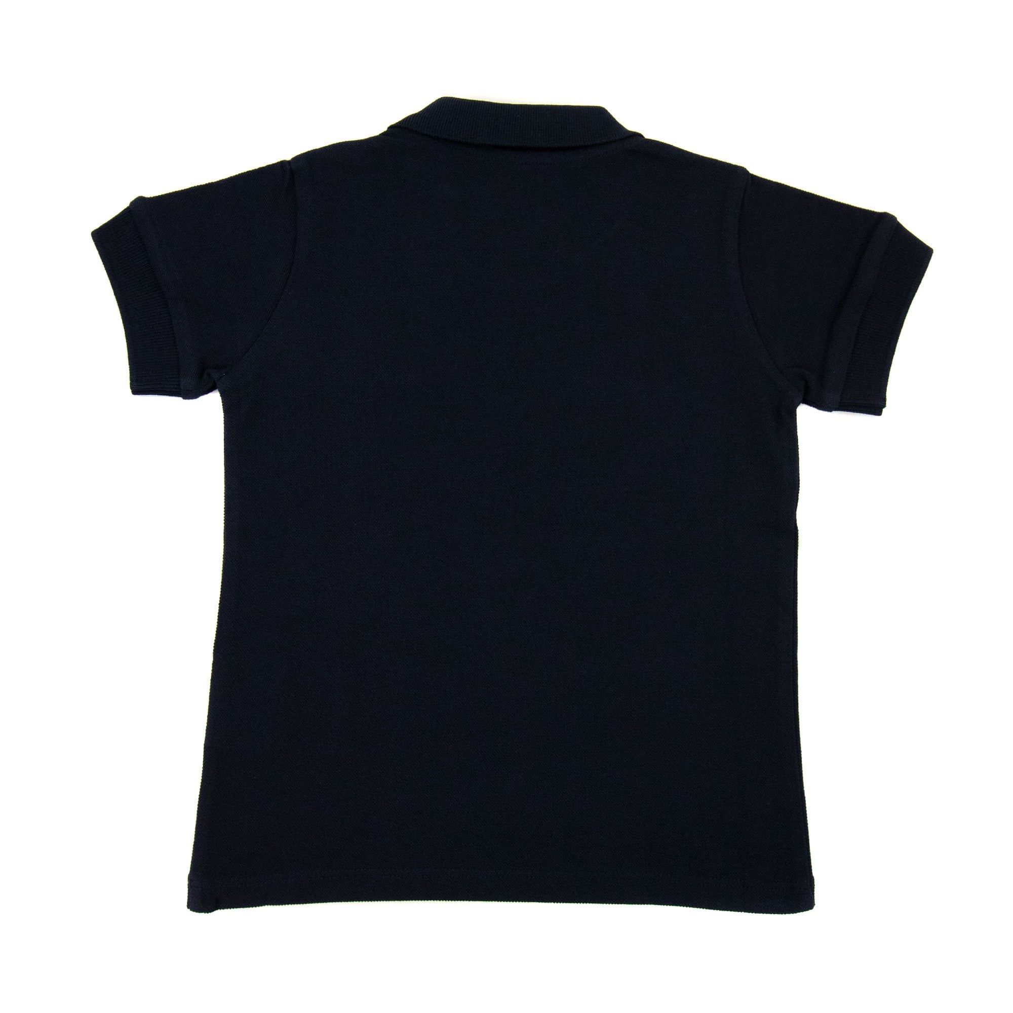 Moncler Junior Tricolour Logo Polo Night Blue 778