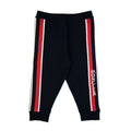Moncler Junior Tricolour Fleece Trackpants Night Blue 778