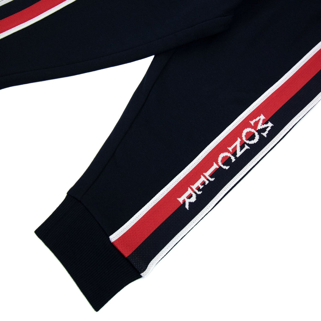 Moncler Junior Tricolour Fleece Trackpants Night Blue 778