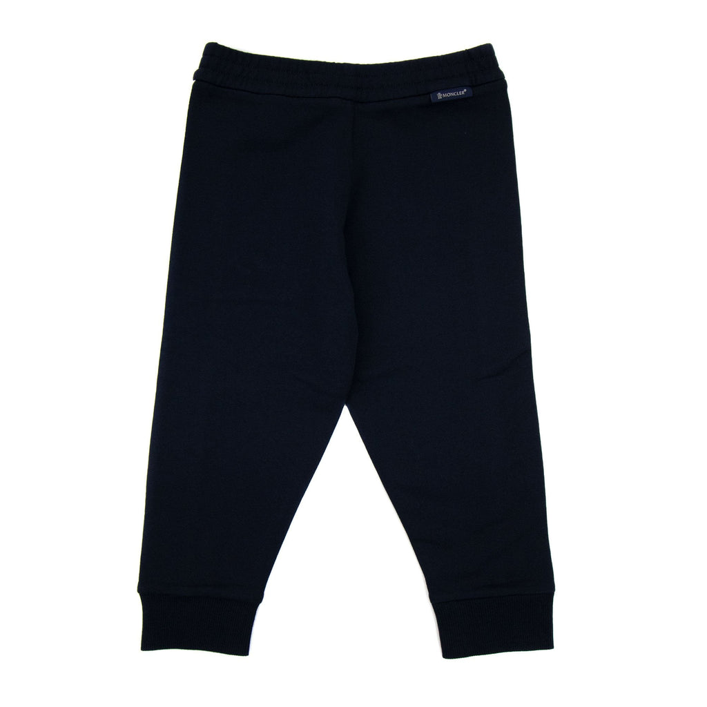 Moncler Junior Tricolour Fleece Trackpants Night Blue 778