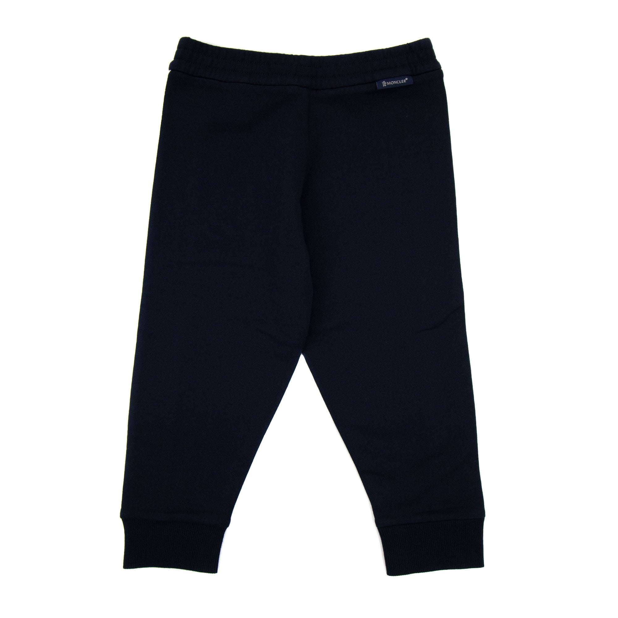 Moncler Junior Tricolour Fleece Trackpants Night Blue 778