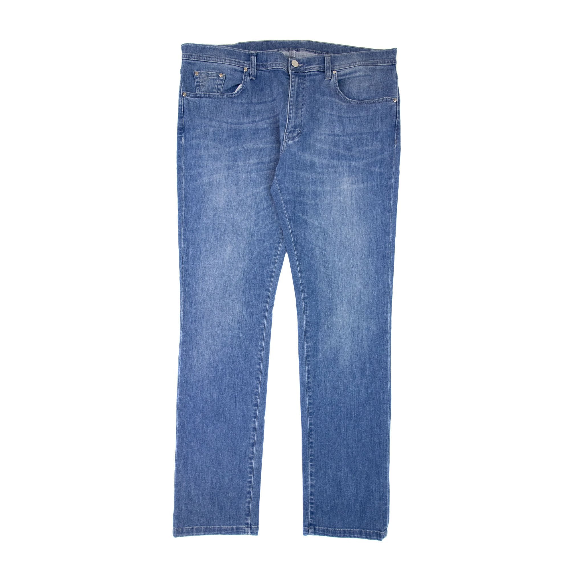 Versace Collection Medusa Vest Band Casual Jeans Denim Blue