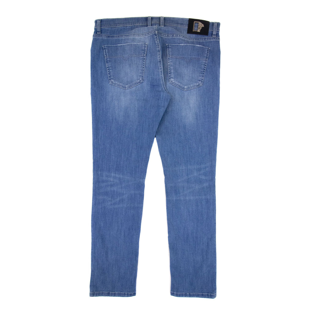 Versace Collection Medusa Vest Band Casual Jeans Denim Blue