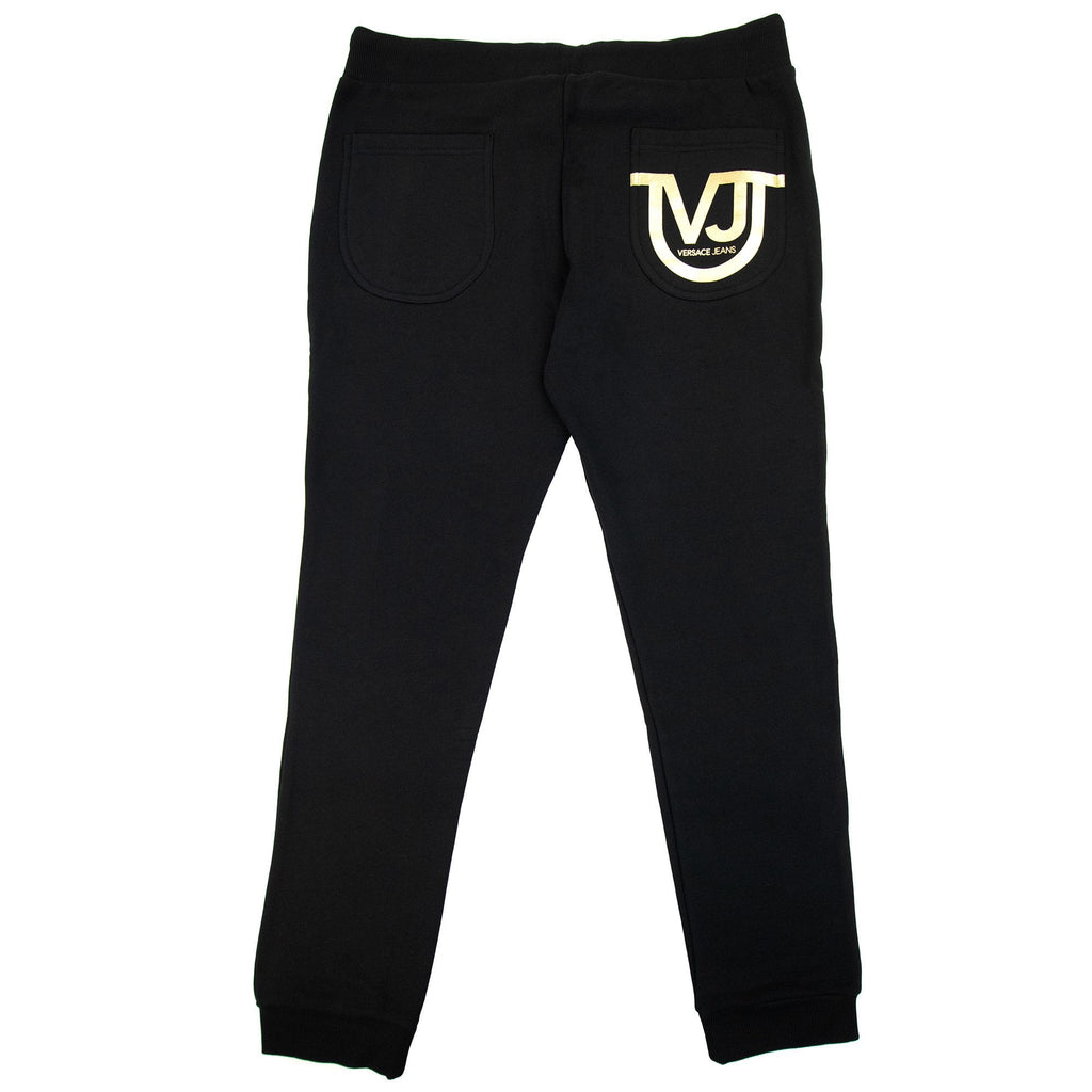 Versace Jeans Vj Back Pocket Logo Bottoms Black
