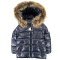 Moncler Junior Kf Down Jacket Navy 742