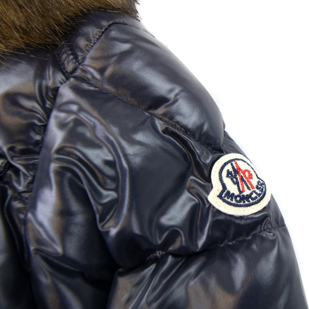 Moncler Junior Kf Down Jacket Navy 742