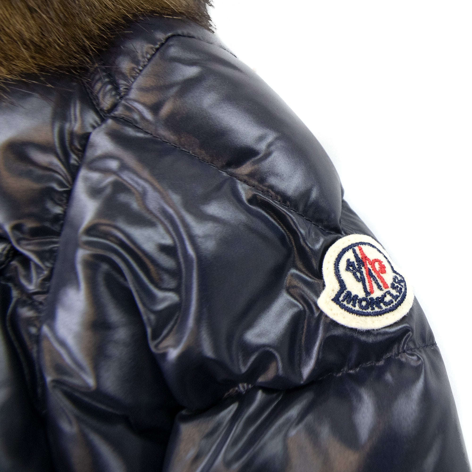 Moncler Junior Kf Down Jacket Navy 742