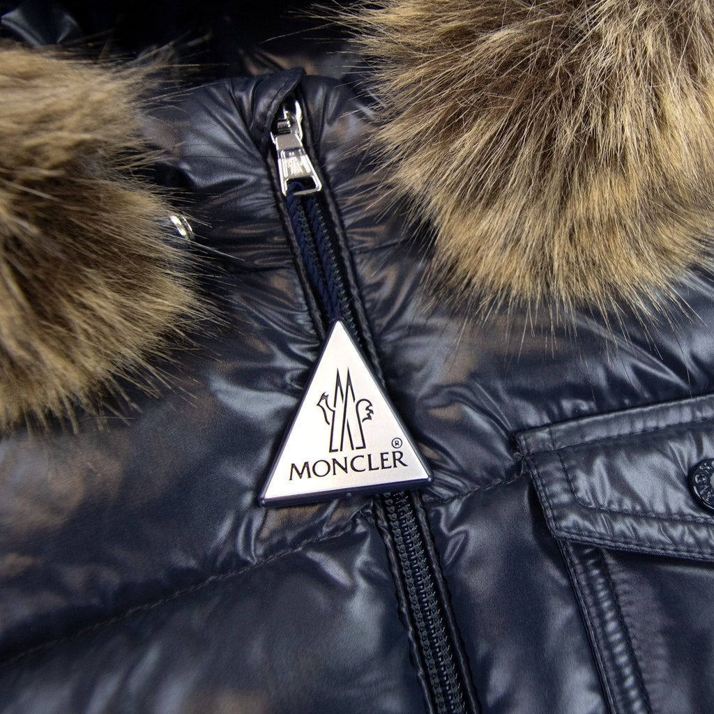 Moncler Junior Kf Down Jacket Navy 742