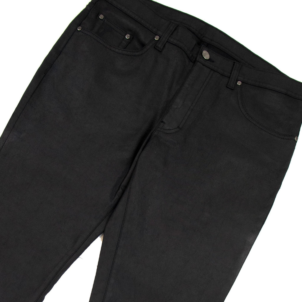 Versace Collection Shiny Material Casual Denim Jean Black