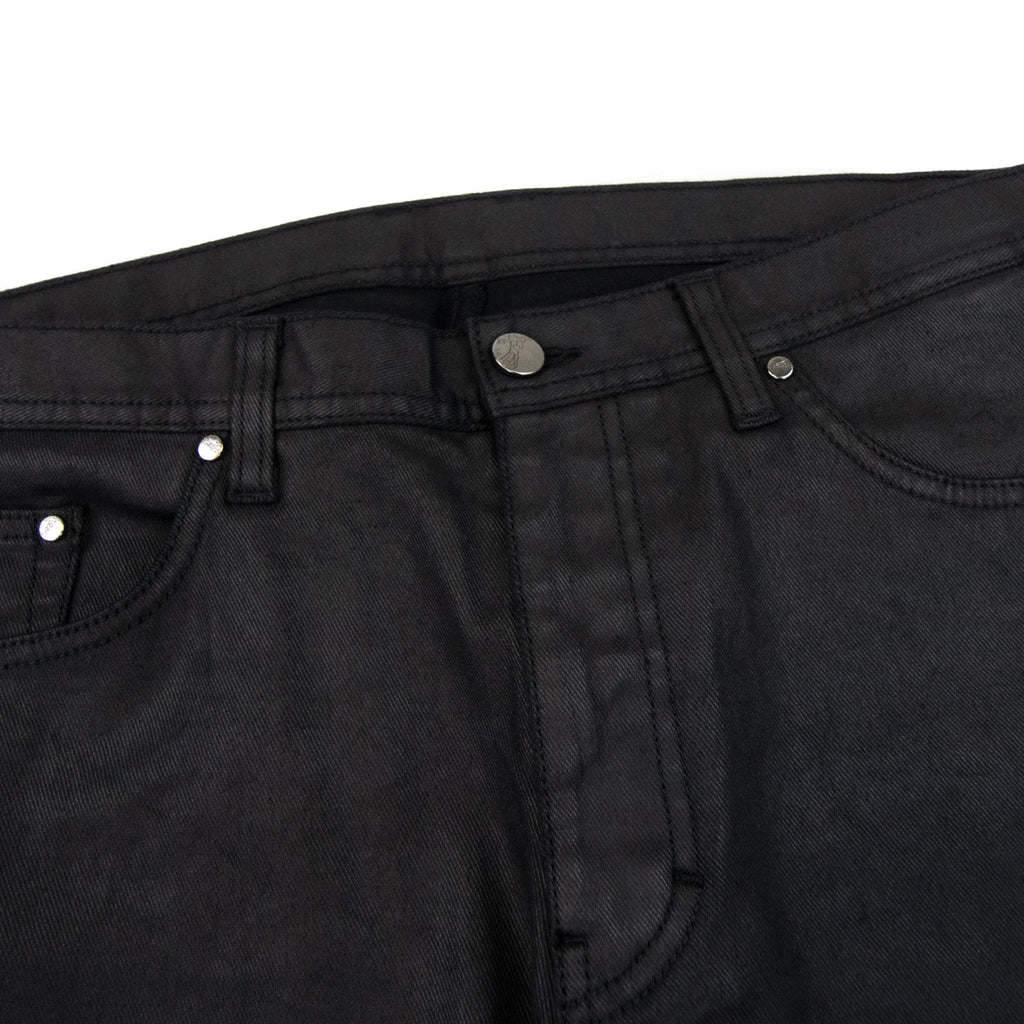 Versace Collection Shiny Material Casual Denim Jean Black