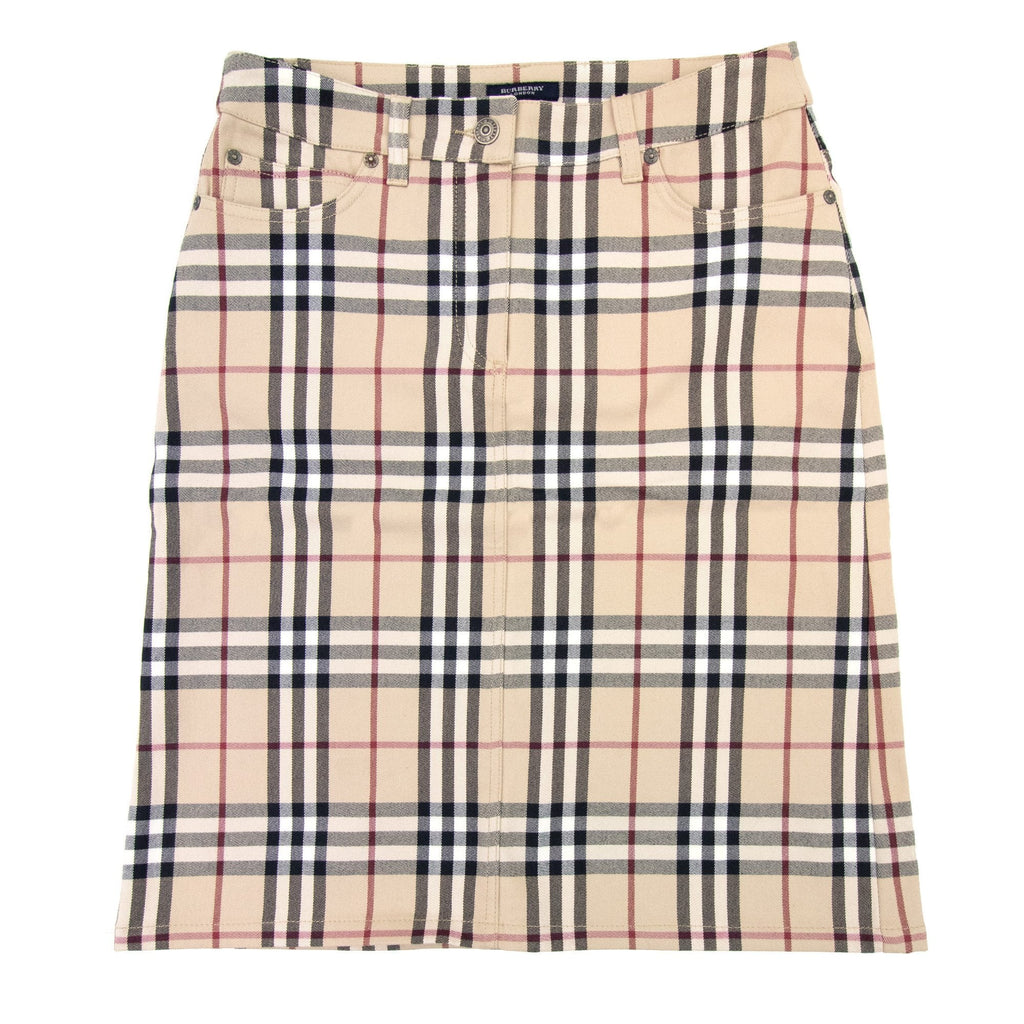 Burberry Woman Wintage Check 892 Skirt Camel