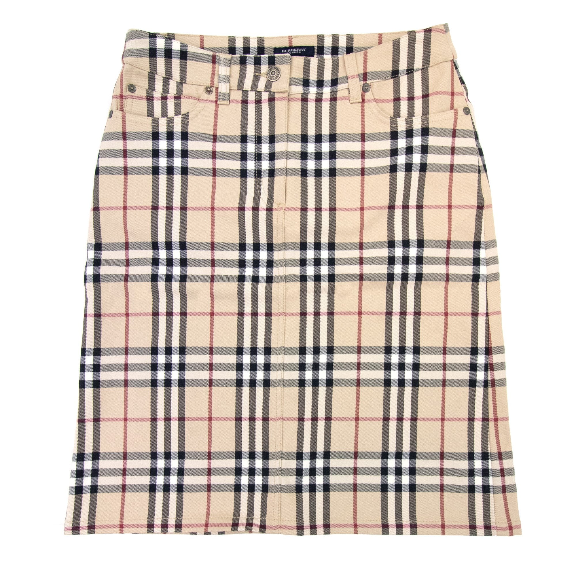 Burberry Woman Wintage Check 892 Skirt Camel