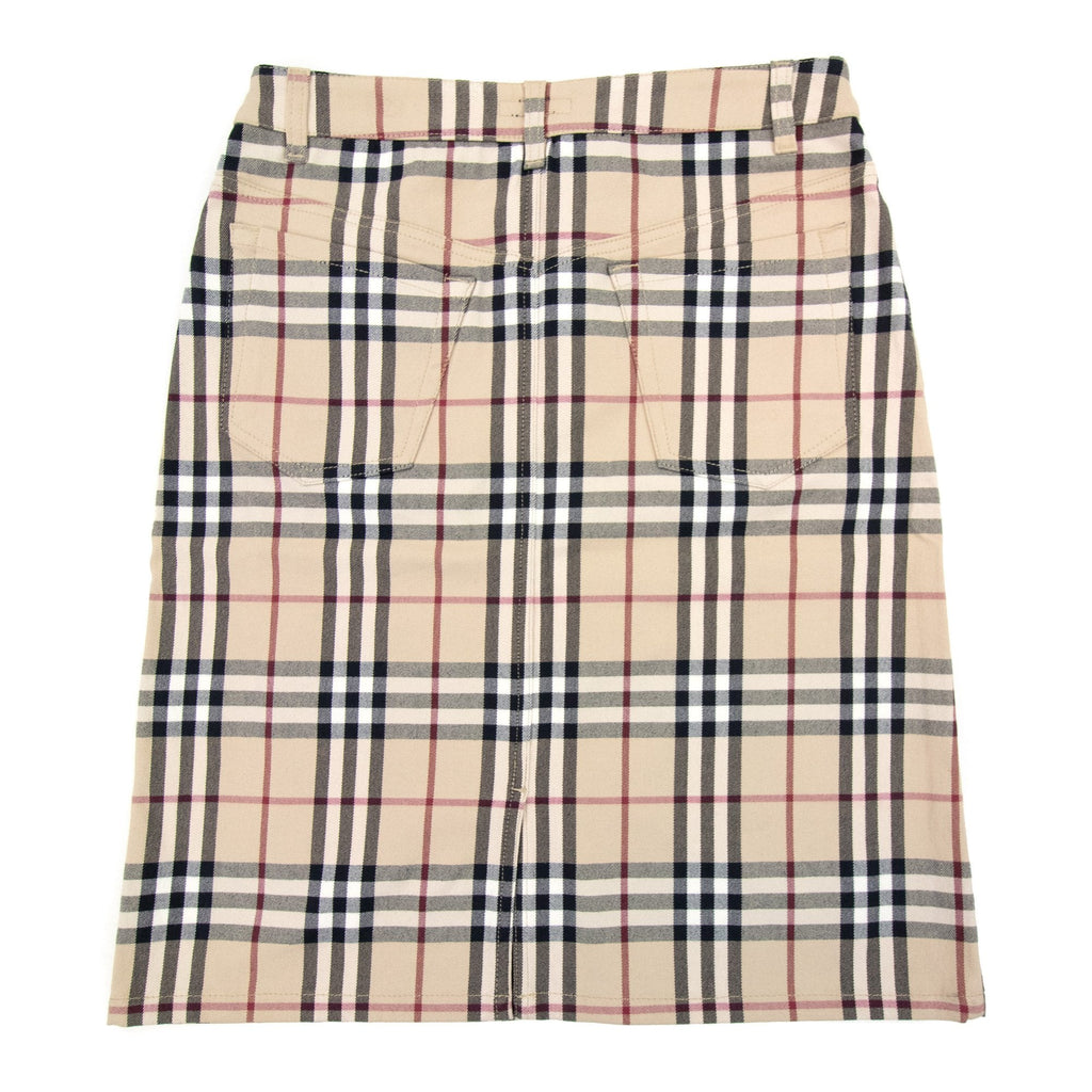 Burberry Woman Wintage Check 892 Skirt Camel