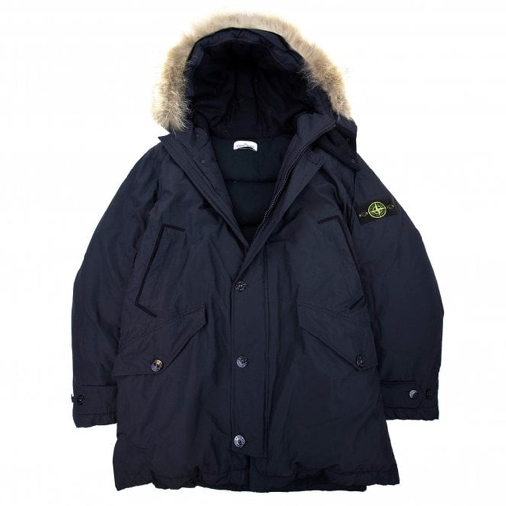 Stone Island 41926 Parka Down Jacket Navy