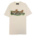 Amiri Cheetah Logo T Shirt Off White