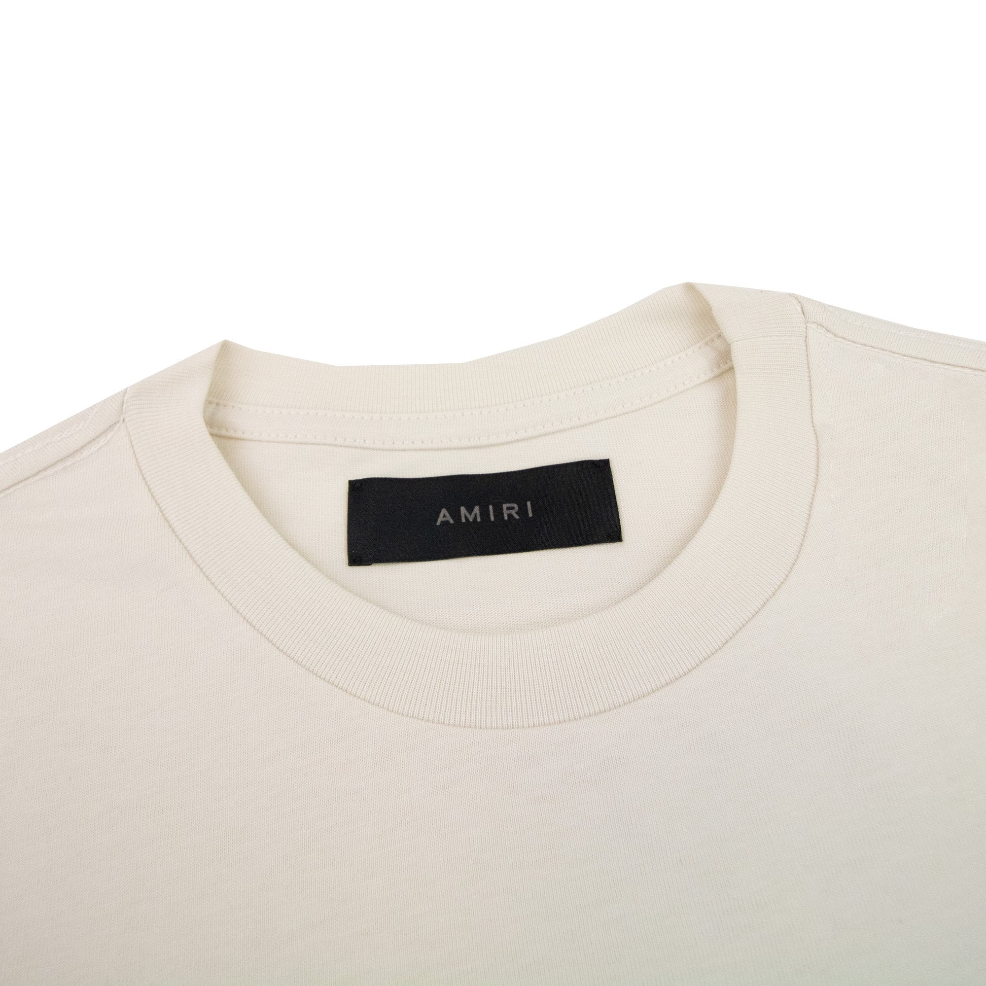 Amiri Cheetah Logo T Shirt Off White
