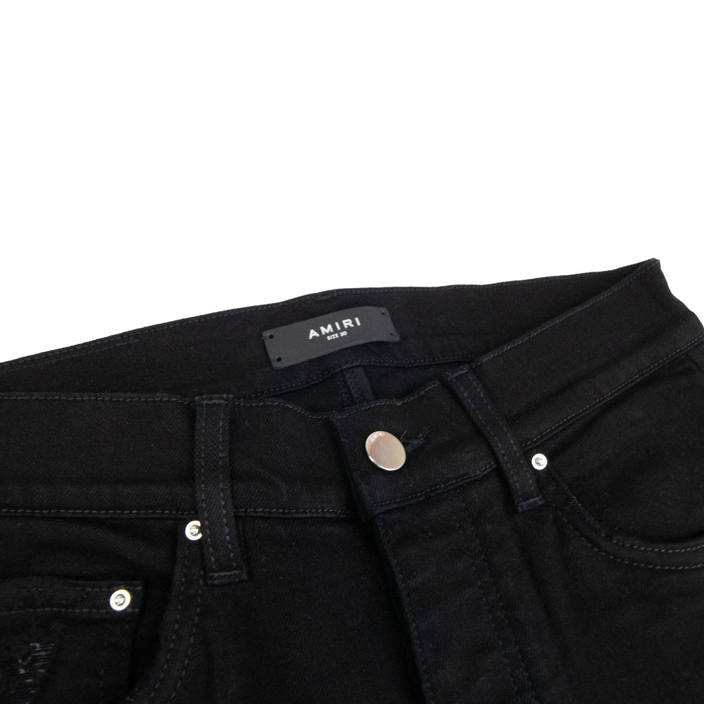 Amiri Mx1 Bandana Jeans Black 0d