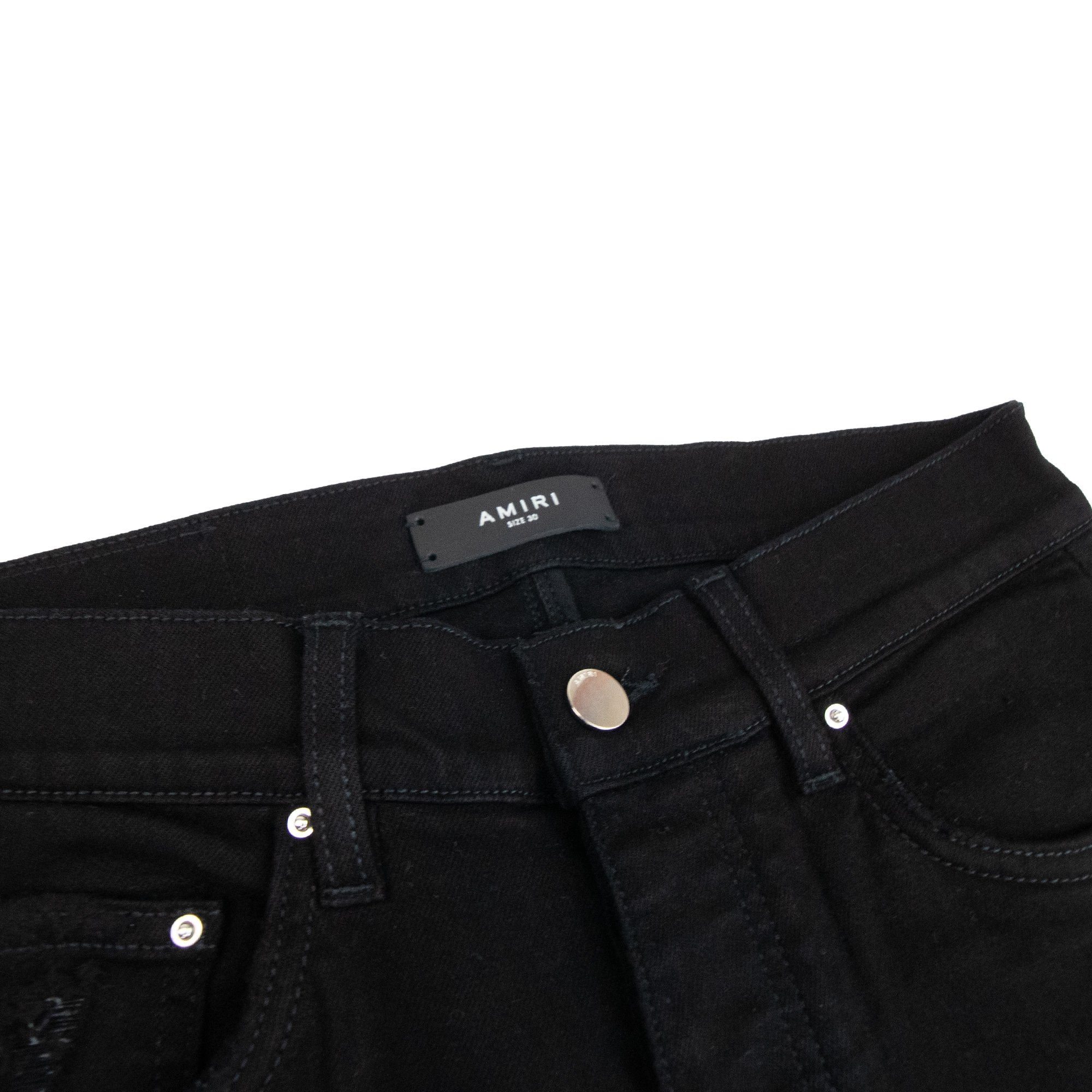Amiri Mx1 Bandana Jeans Black 0d
