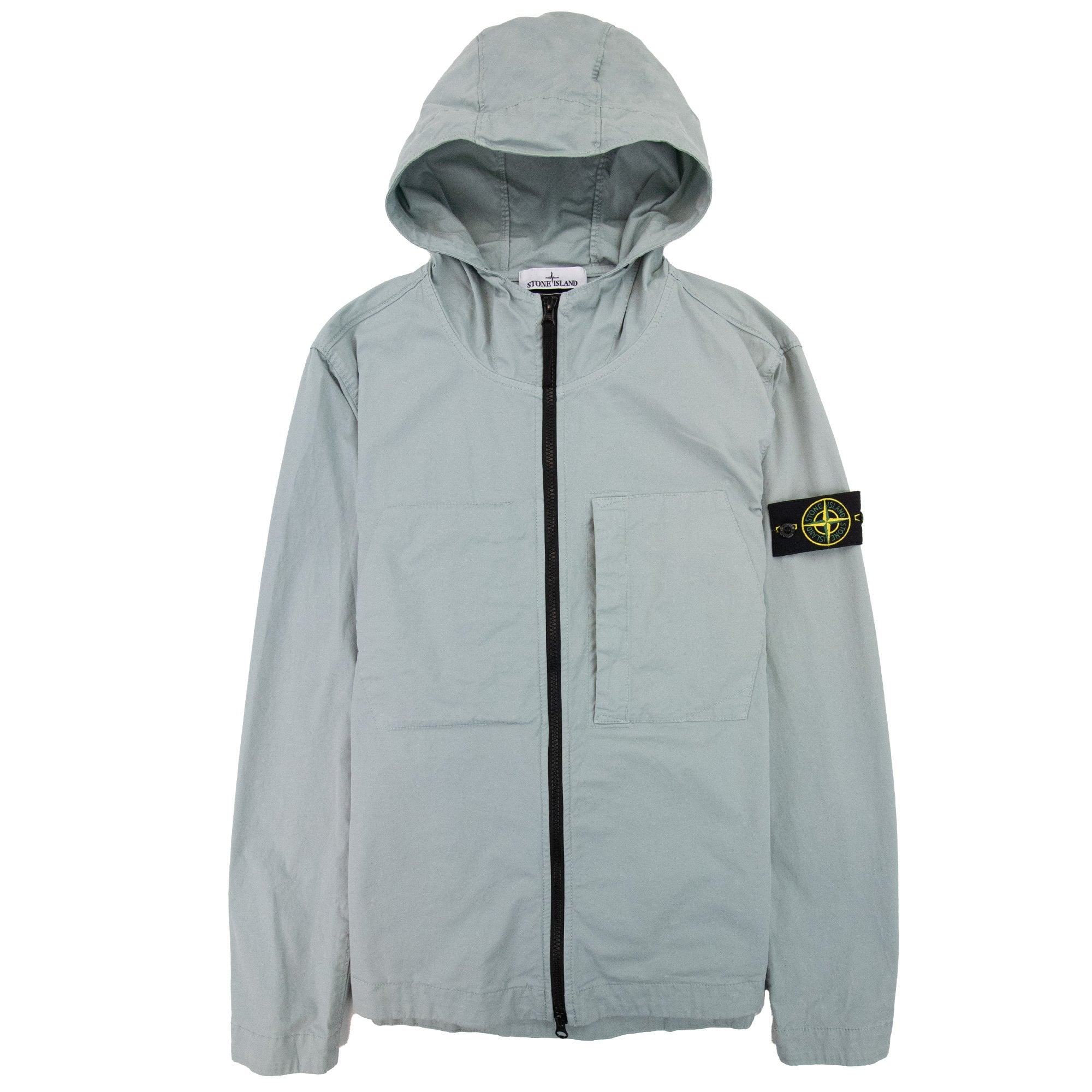 Stone Island 43310 Supima Cotton Overshirt Sky Blue V0041