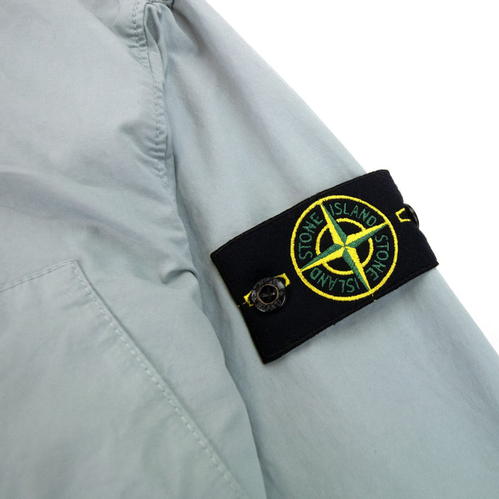Stone Island 43310 Supima Cotton Overshirt Sky Blue V0041