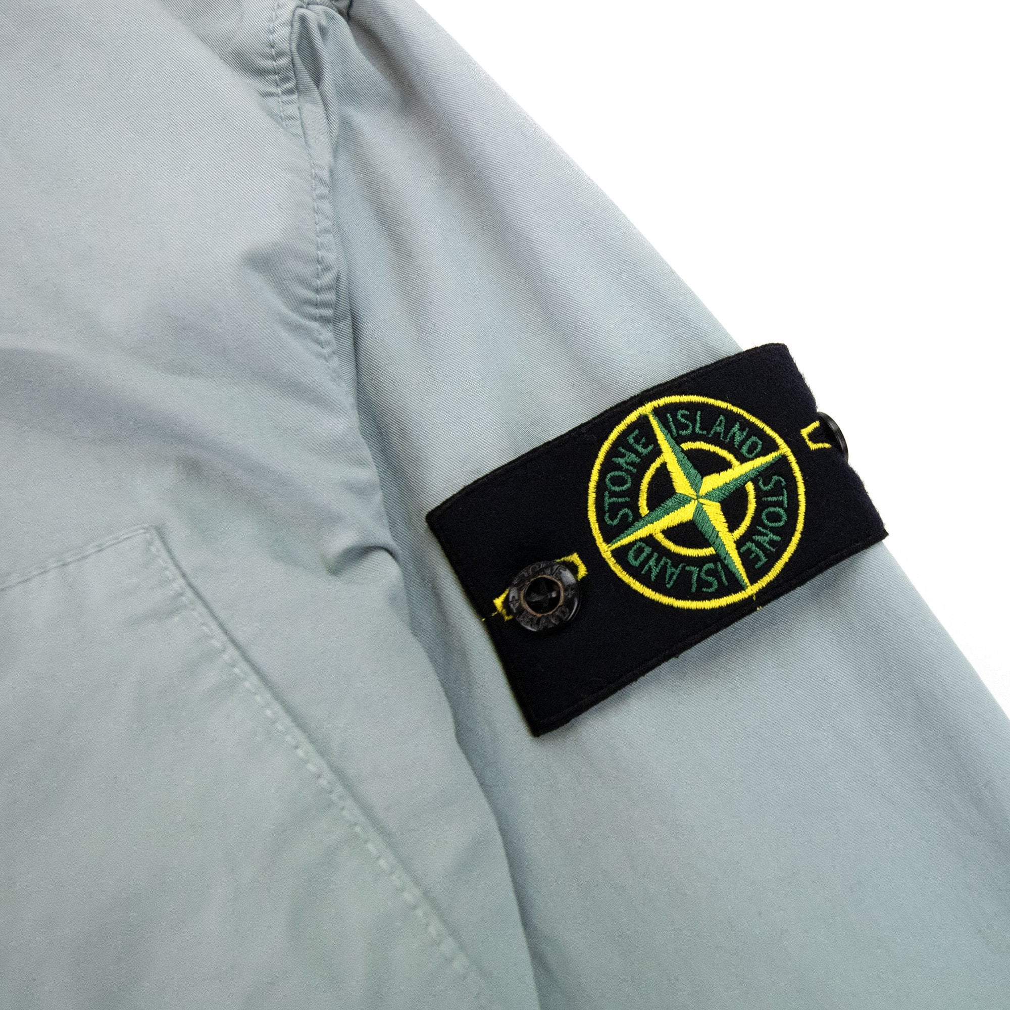 Stone Island 43310 Supima Cotton Overshirt Sky Blue V0041