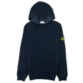 Stone Island 61252 Garment Dyed Stretch Hoodied Sweatshirt Navy V0020