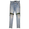 Amiri Mx2 Camo Zip Jean Clay Indigo