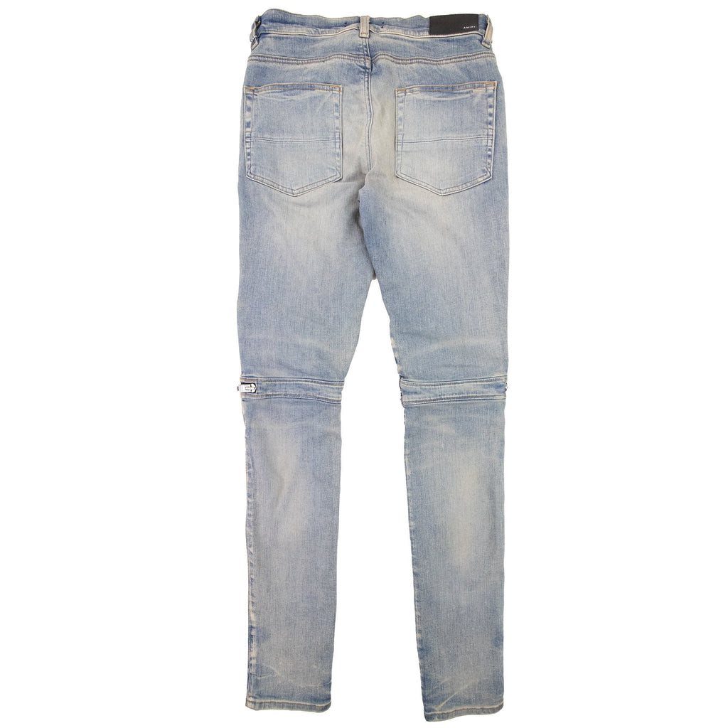 Amiri Mx2 Camo Zip Jean Clay Indigo