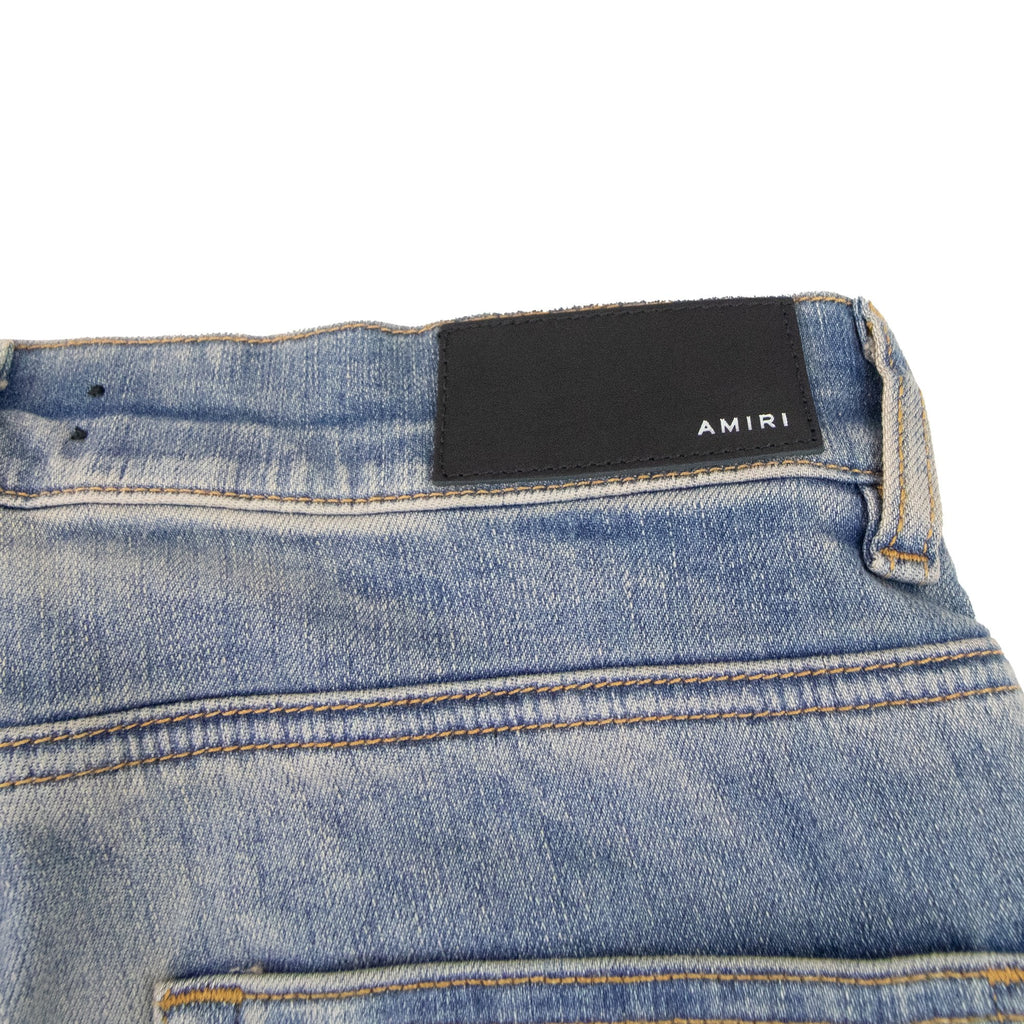 Amiri Mx2 Camo Zip Jean Clay Indigo