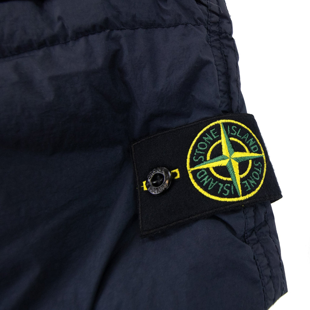 Stone Island G0423 Garment Dyed Crinkle Reps Down Gilet Navy V0020