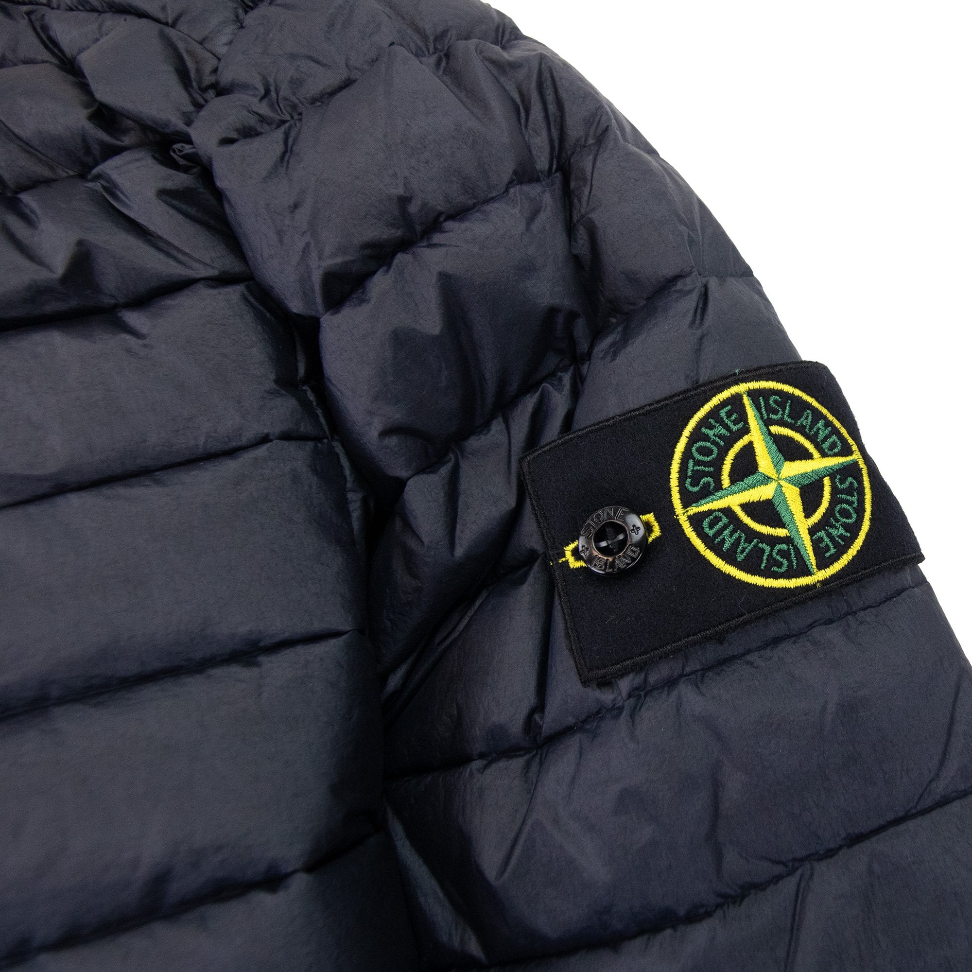 Stone Island 42324 Loom Woven Chambers R Nylon Down Jacket Navy V0020