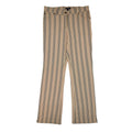 Burberry Woman Maidstone Stripe Wide Leg Trouser Beige