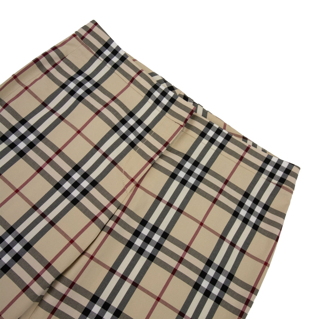 Burberry Woman Marden Check Short Trouser Beige 0144