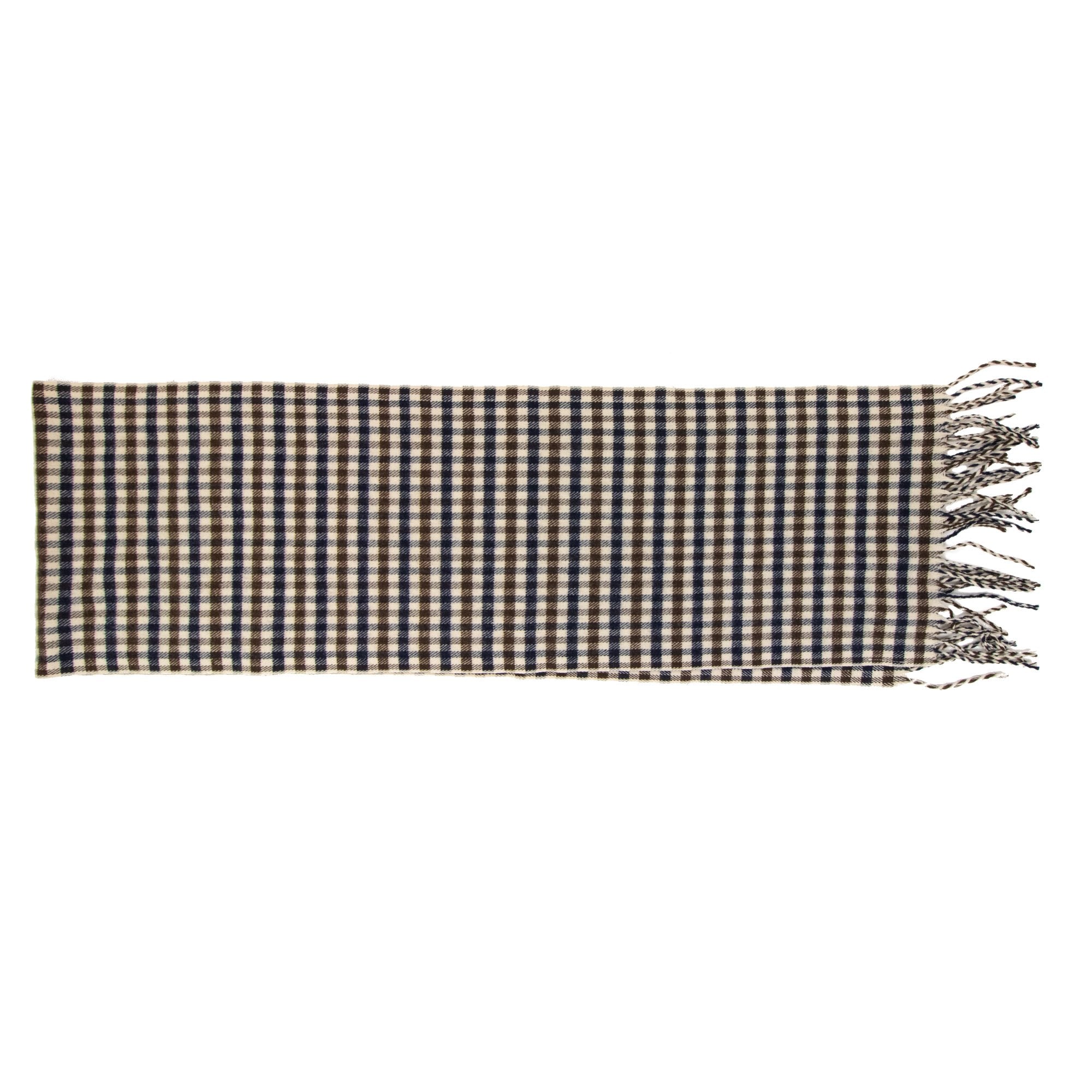 Aquascutum Merino Wool Club Check Scarf 28 Club Check