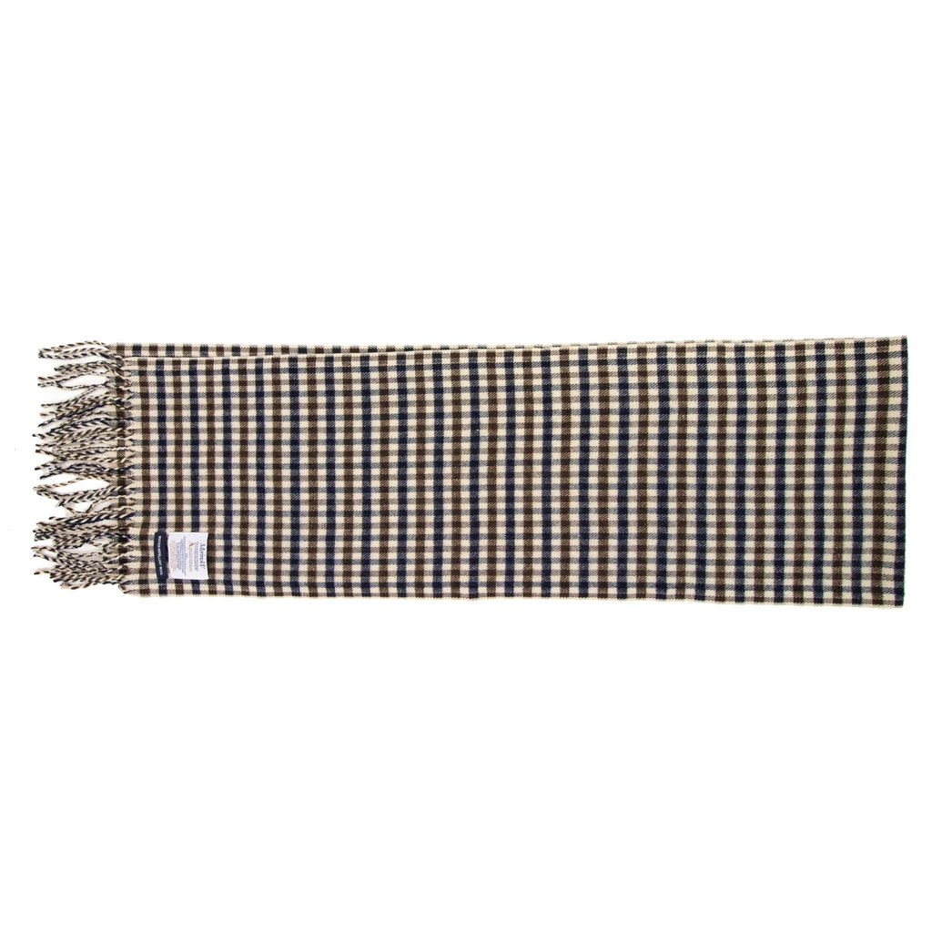 Aquascutum Merino Wool Club Check Scarf 28 Club Check