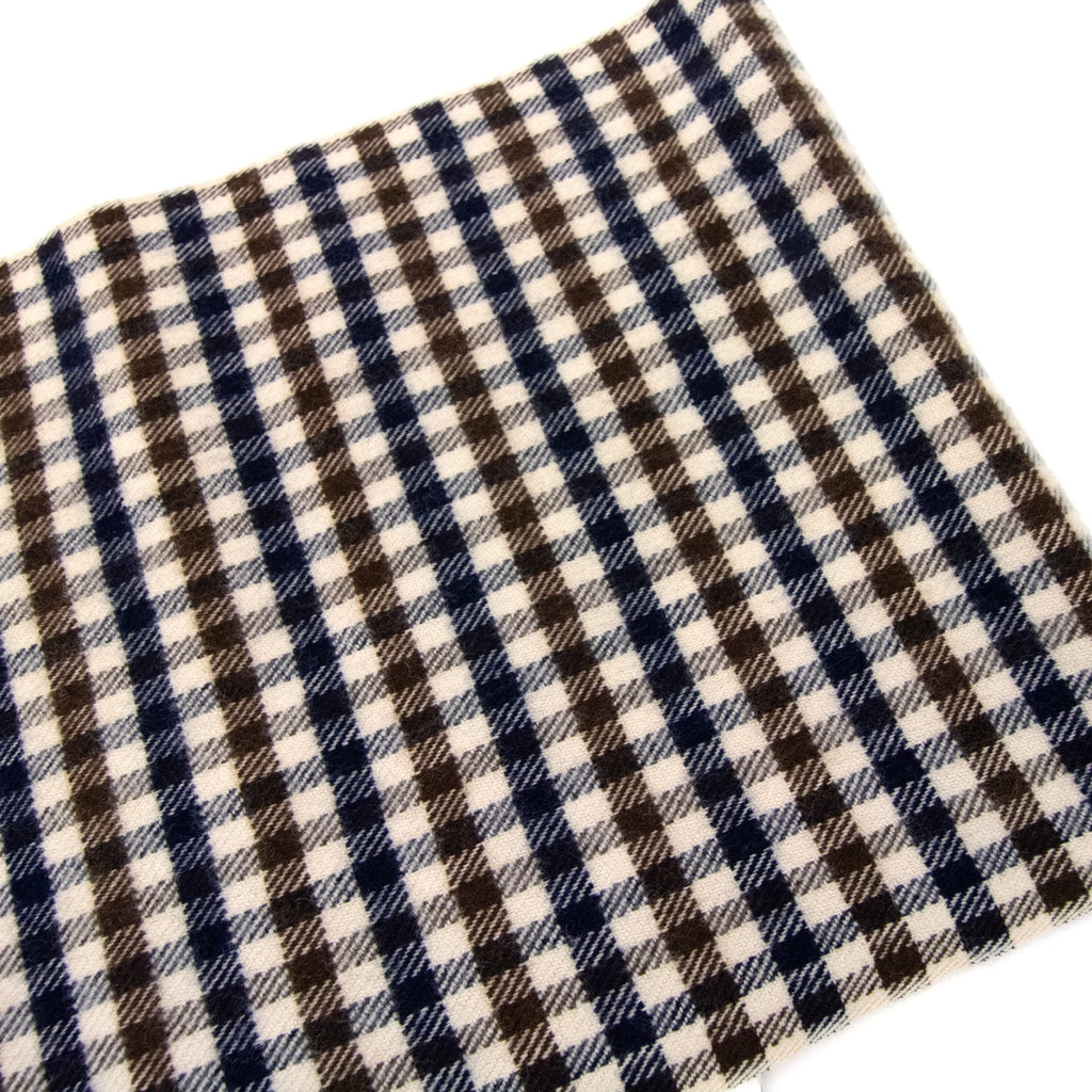 Aquascutum Merino Wool Club Check Scarf 28 Club Check