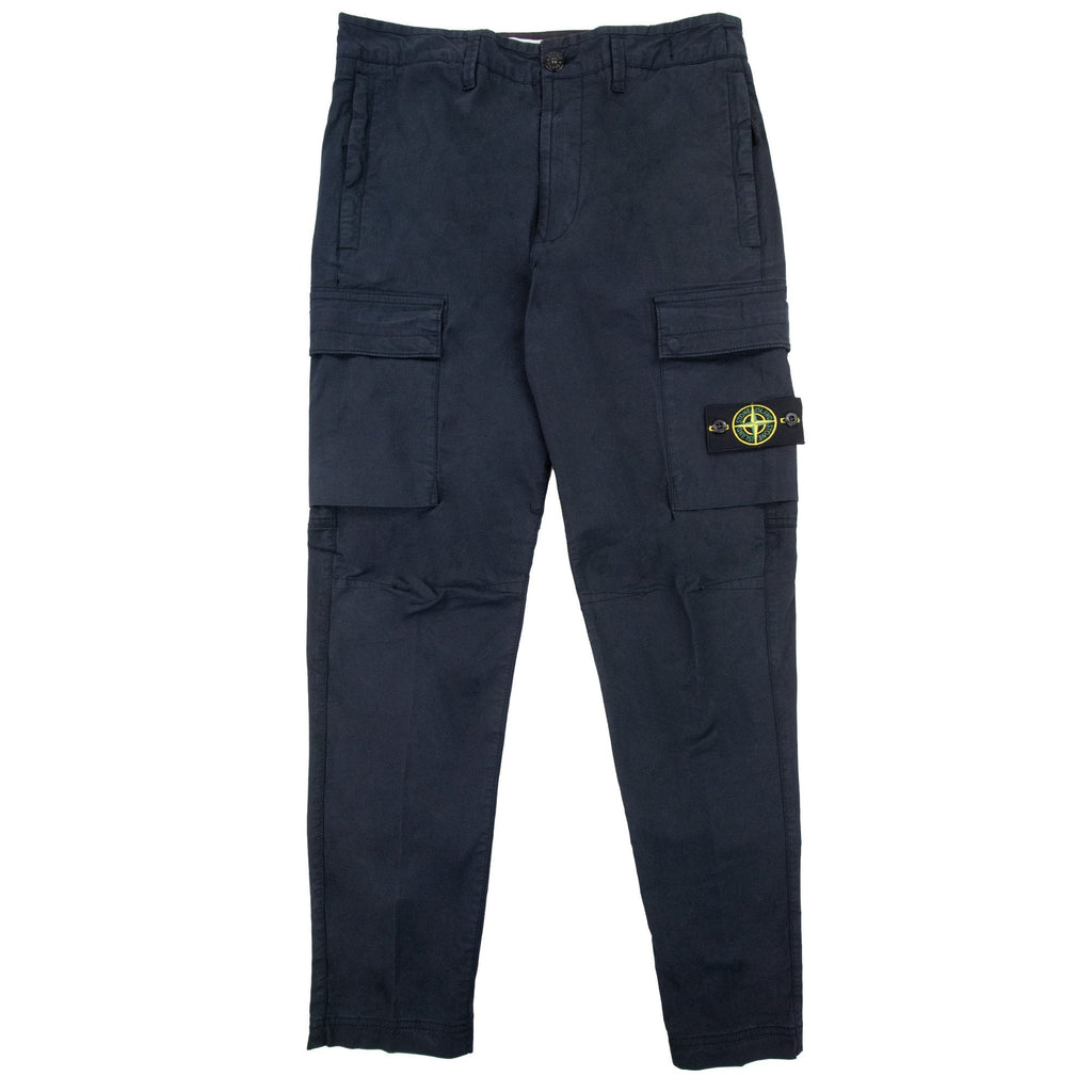 Stone Island 32710 Garment Dyed Stretch Cargo Pants Navy V0020