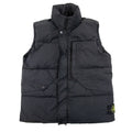 Stone Island G0423 Garment Dyed Crinkle Reps Down Gilet Black V0029